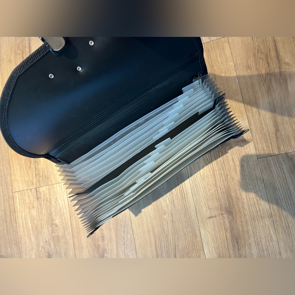 Black Textured File Case - Picture 2 of 4